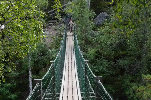 Подвесные мосты для смельчаков (24 фото)