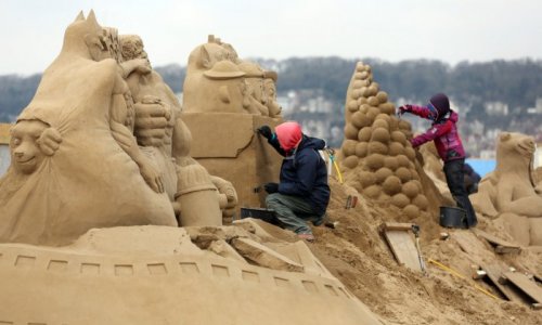 Песчаные скульптуры Уэстонского фестиваля (26 фото)