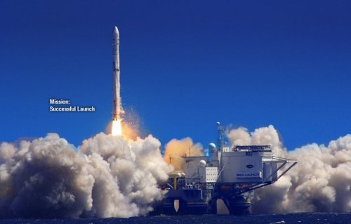 Морской старт: запуск спутников из океана (11 фото)