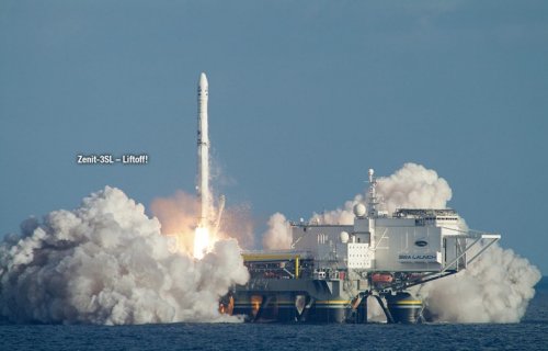 Морской старт: запуск спутников из океана (11 фото)