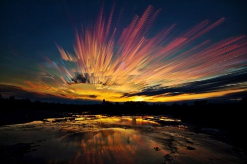 Необычное размытое небо в фотографиях Мэтта Моллоя (14 фото)