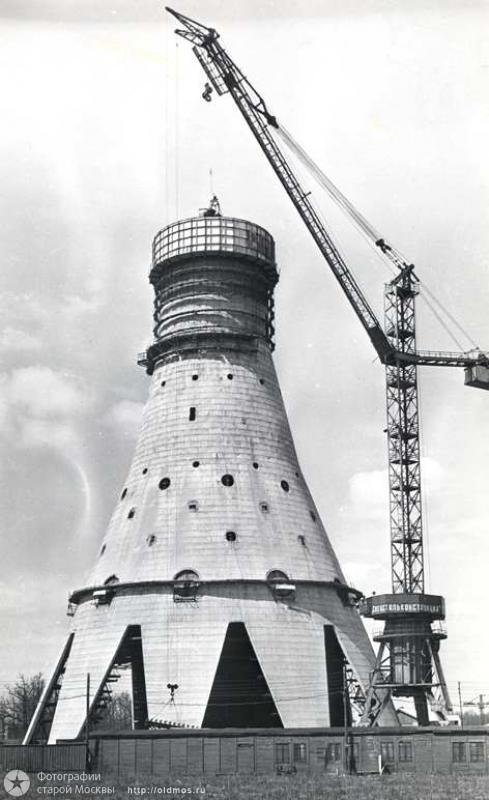 Строительство Останкинской телебашни: экскурс в прошлое (18 фото)