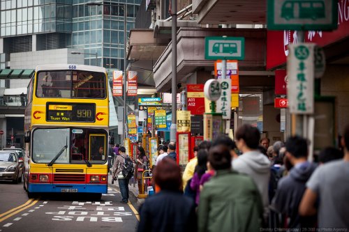 Гонконгские трамваи (28 фото + 1 видео)