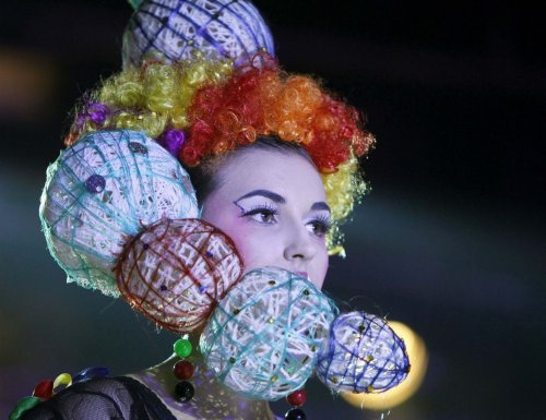 В Киеве прошёл фестиваль парикмахерского искусства "Хрустальный ангел" (12 фото)