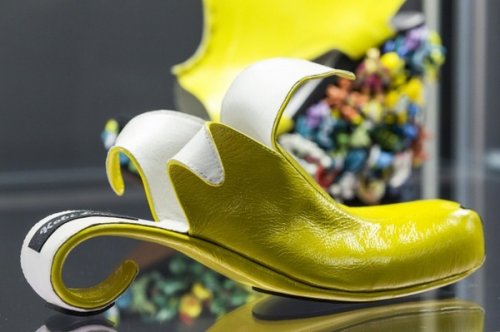 Обувь экспериментального дизайна на выставке в Лейпциге (22 фото)