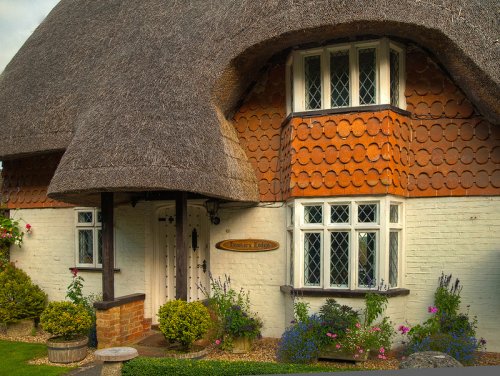 Уютные дома и усадьбы жителей графства Хэмпшир (26 фото)