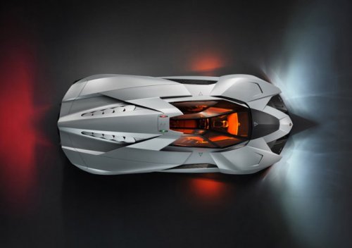 Lamborghini Egoista – концепт, представленный к 50-летию бренда (11 фото)