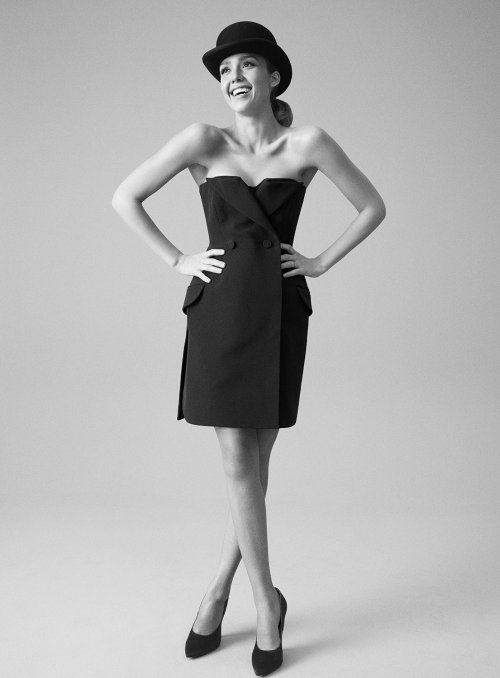 Джессика Альба в фотосессии для журнала Glamour (6 фото)