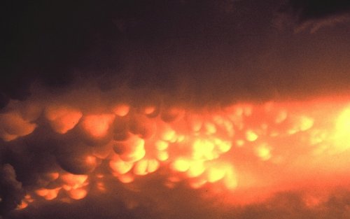 Undulatus asperatus и Mammatus – два вида необычных облаков (15 фото)