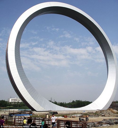 В Китае строится одно из самых высоких в мире колёс обозрения (8 фото)