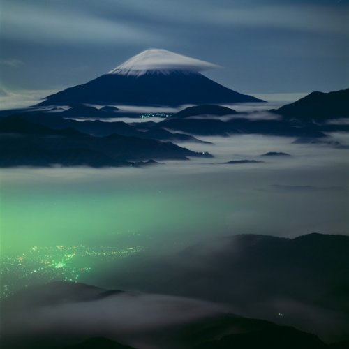 Красота и величие Фудзиямы в фотографиях Юкио Охиямы (15 шт)