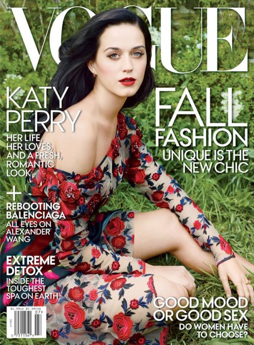 Дебютная фотосессия Кэти Перри для Vogue (июнь 2013, US) (6 фото)