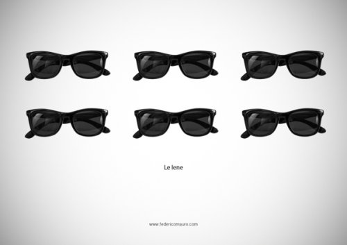 Знаменитые очки в проекте Федерико Мауро (20 фото)