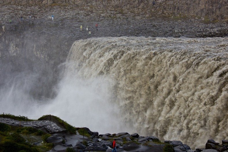 Какой самый мощный водопад. Водопад Деттифосс Исландия. Водопад Деттифосс Прометей. Самый мощный в Европе водопад Деттифосс. Водопад Деттифосс Исландия фото.