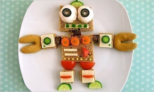 Креативный дизайн детских блюд (10 фото)
