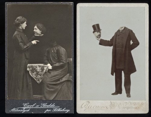 Безголовые люди на фотографиях Викторианской эпохи (12 фото)