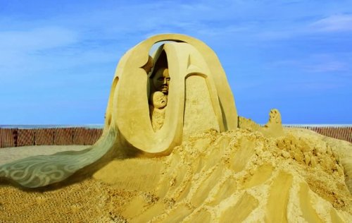 В Хэмптоне прошёл ежегодный чемпионат песчаных скульптур (13 фото)