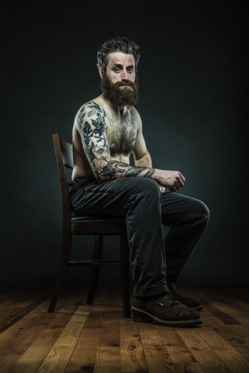 Бородатые мужчины в фотопроекте Джозефа О'Лири (18 фото)