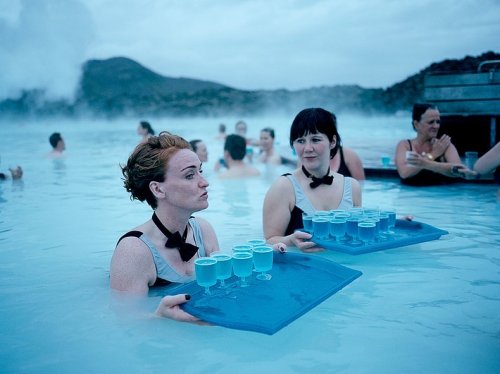 Голубая Лагуна – геотермальный спа-центр в Исландии (8 фото)