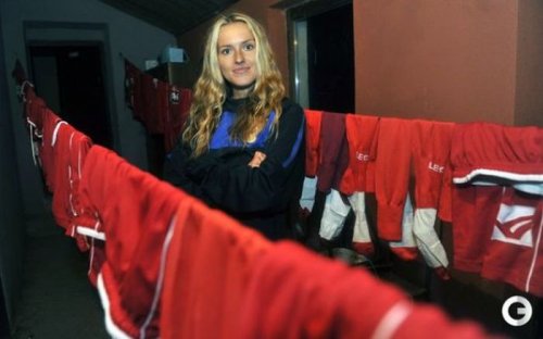 Тихана Немчич – первая женщина-тренер мужской футбольной команды (26 фото)