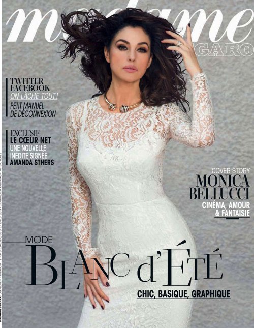 Моника Беллуччи в июльском номере журнала Madame Figaro (5 фото)