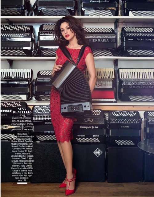 Моника Беллуччи в июльском номере журнала Madame Figaro (5 фото)