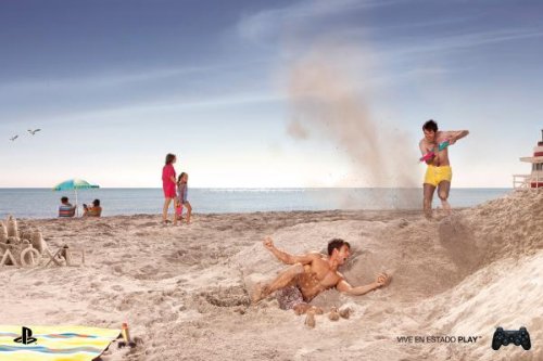Жаркая реклама: пляжный креатив