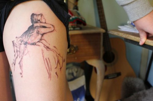 Художественные татуировки (32 фото)