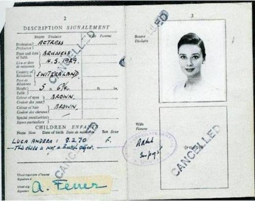Знаменитые личности и их паспорта (19 фото)