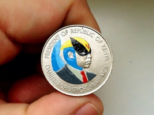 Преображённые монеты разных стран в проекте Андре Леви (20 фото)