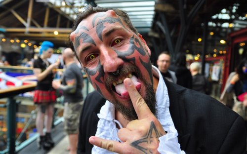 В Лондоне прошёл Международный съезд татуировщиков (25 фото)