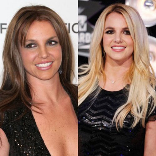 Преображение знаменитостей: блондинки vs брюнетки (31 фото)