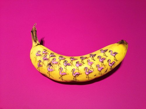 Граффити на бананах от Марты Гросси (13 фото)