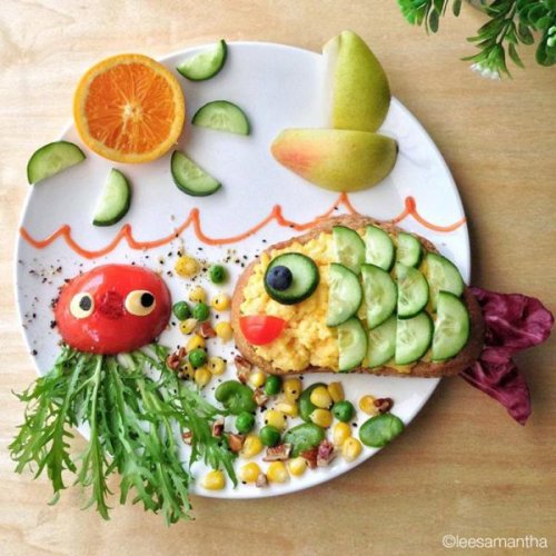 Завтраки для дочерей от креативной мамы (29 фото)