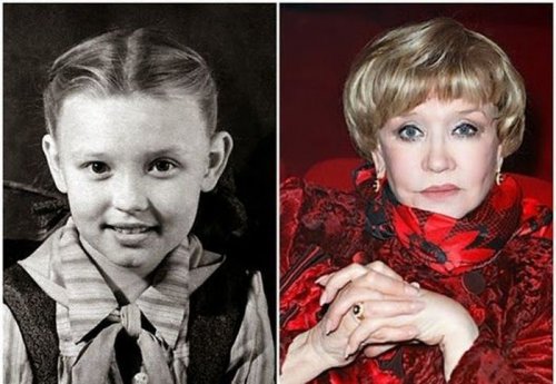 Детские фотографии легендарных советских актрис (15 фото)