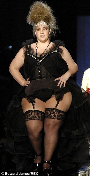 Самой толстой в мире моделью является американка Велвет Д'Амур (6 фото)