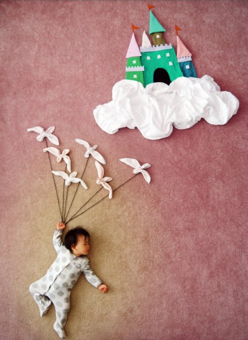 Очаровательная серия фотографий со спящим младенцем (22 фото)