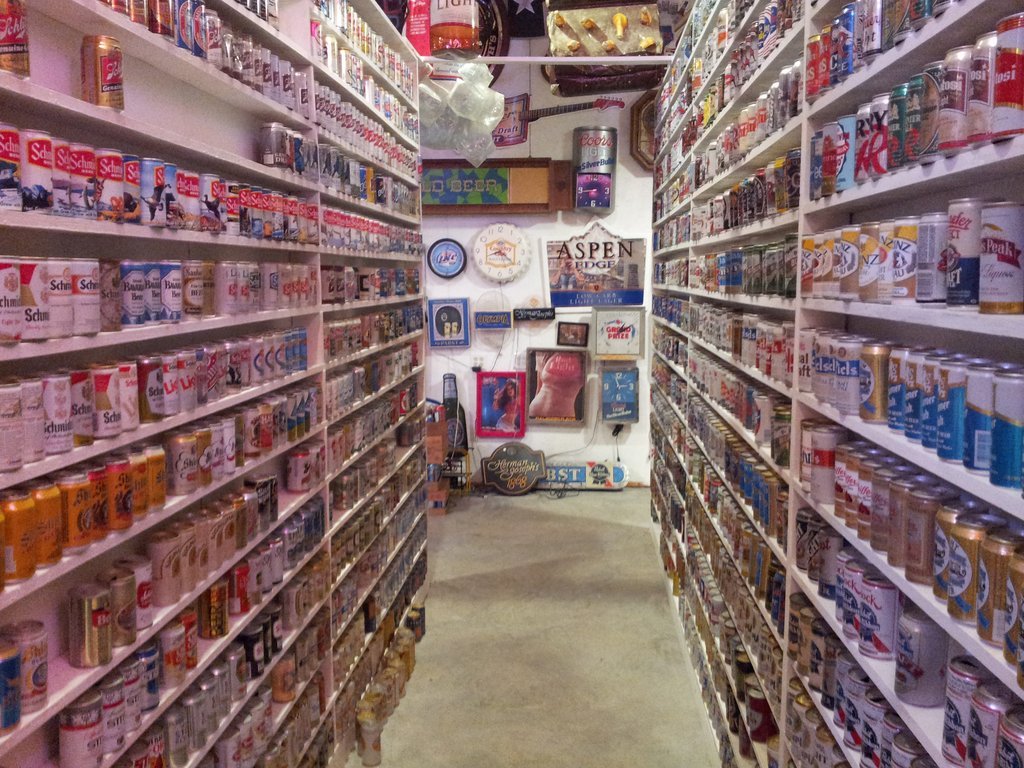 Коллекция пивных банок. Beer cans collection.