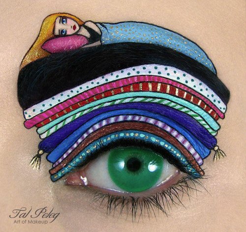 Сказочный макияж глаз от Тал Пелег (14 фото)