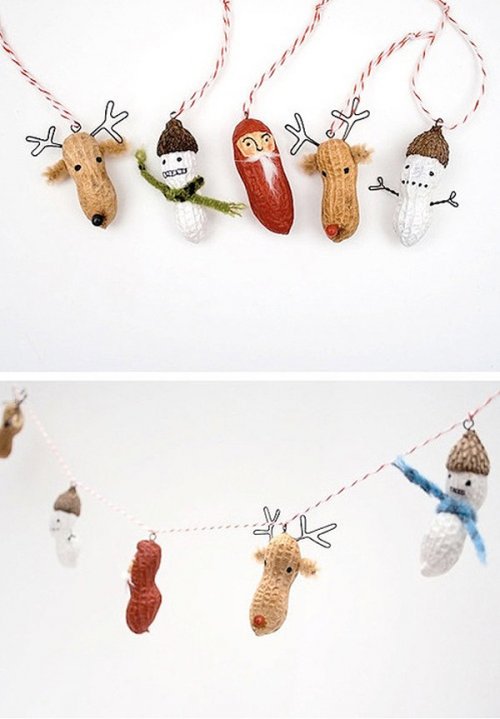 Новогодние ёлки и декорации своими руками (50 фото)