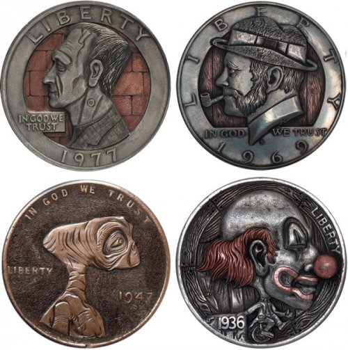 Самодельные монеты от Паоло Курсио (13 фото)