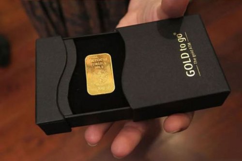 Автомат по продаже золотых слитков GOLD To Go (7 фото)