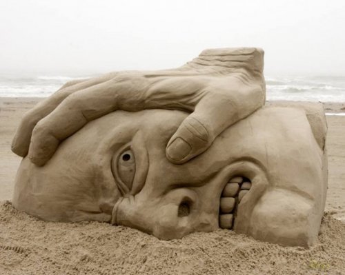Песочные скульптуры на 3rd New Zealand Sandcastle Competition 2014 (17 фото)