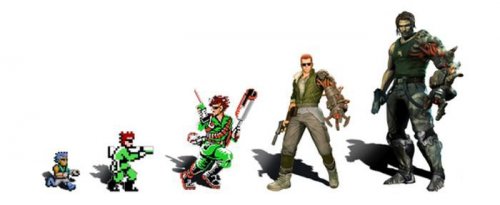 Эволюция персонажей видеоигр (23 фото)