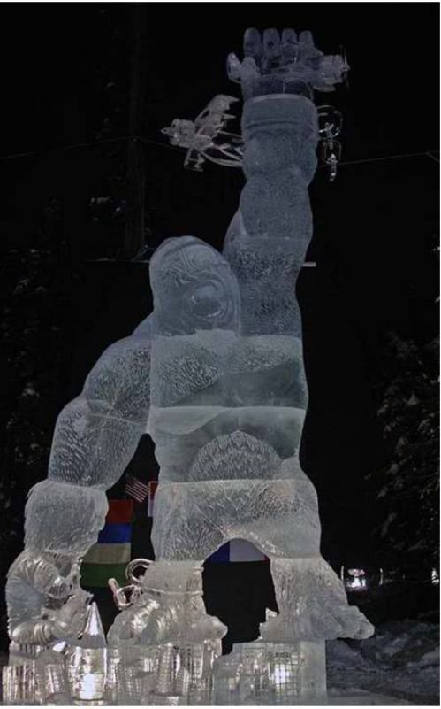 Восхитительные ледяные скульптуры (25 фото)