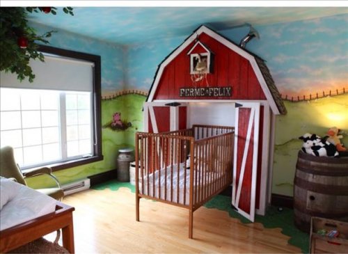 Потрясающие детские комнаты (31 фото)