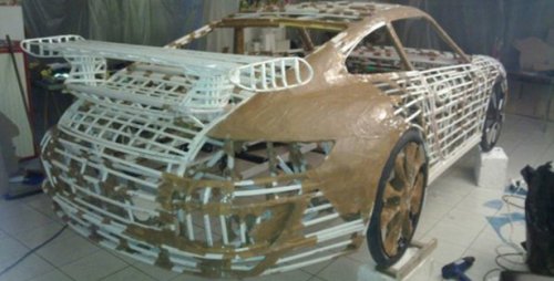 Картонная реплика Porsche (14 фото)