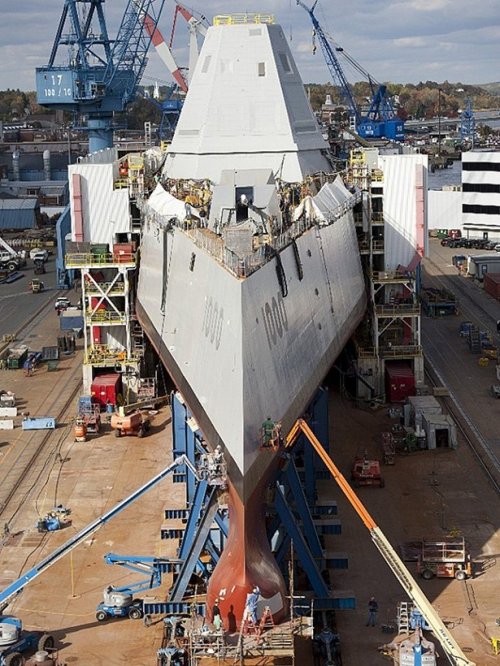 USS Zumwalt: военный корабль США за 3 миллиарда долларов (11 фото)