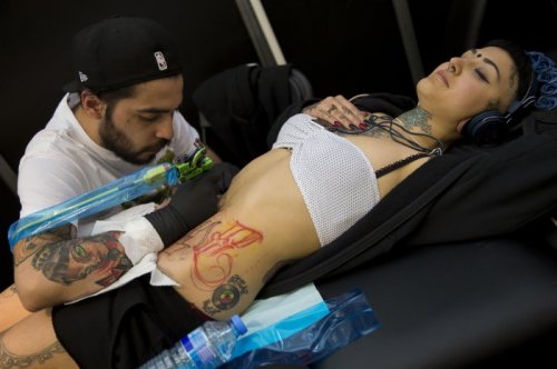 Участники и гости тату-выставки The Great British Tattoo Show-2014 (30 фото)