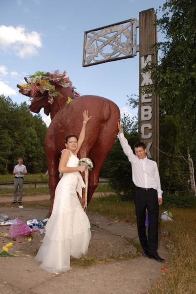 Прикольные свадебные фотографии (31 шт)